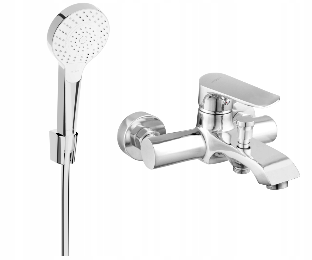 Vaňová batéria Mexen Pecos R05 s chrómovým sprchovým setom