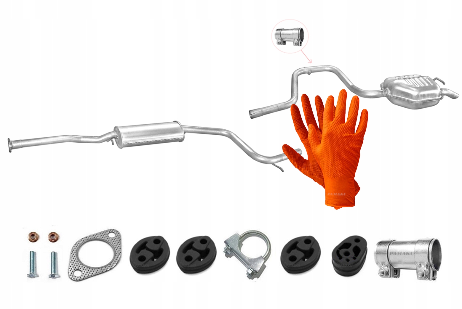 Ford Mondeo MK1 1.8i 16V 85kW 116KM (1997-1998) Tlumič Koncový