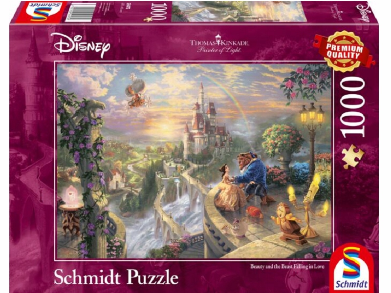 Piękna i Bestia Zakochani 1000 elementów
