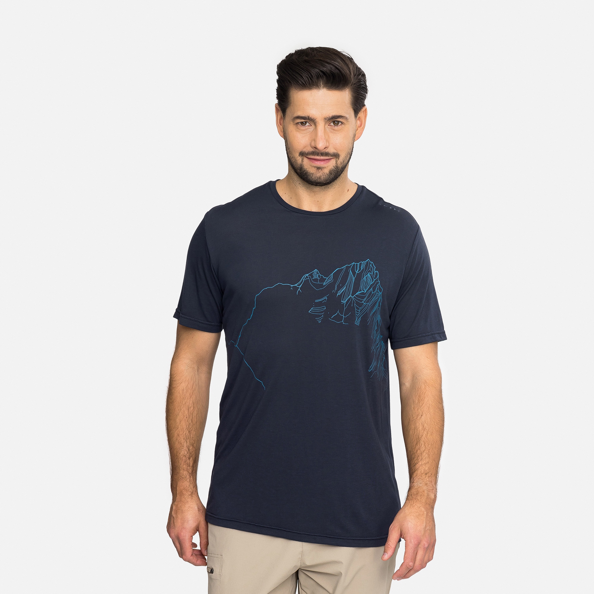 Pánské tričko Viking Morain Bamboo Man tmavě modré vel. XL