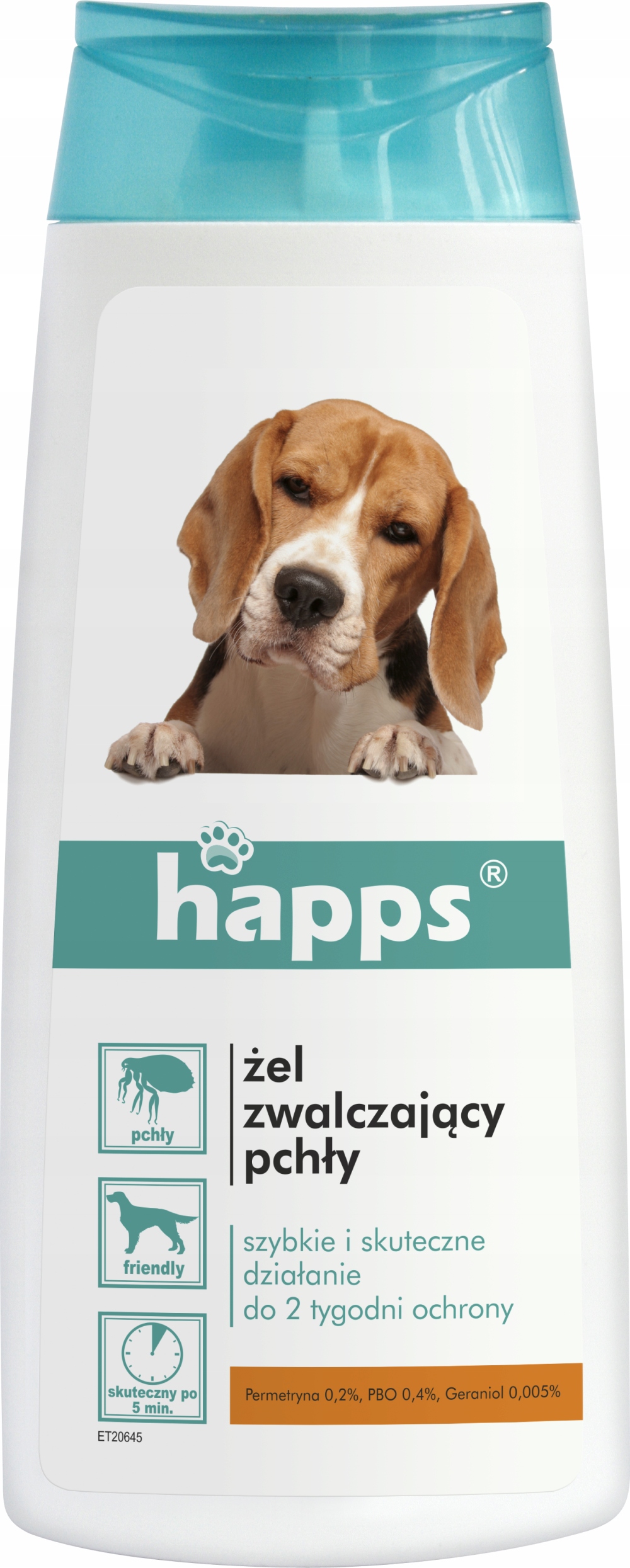 

Żel Szampon na pchły Preparat dla psów Happs 150ml