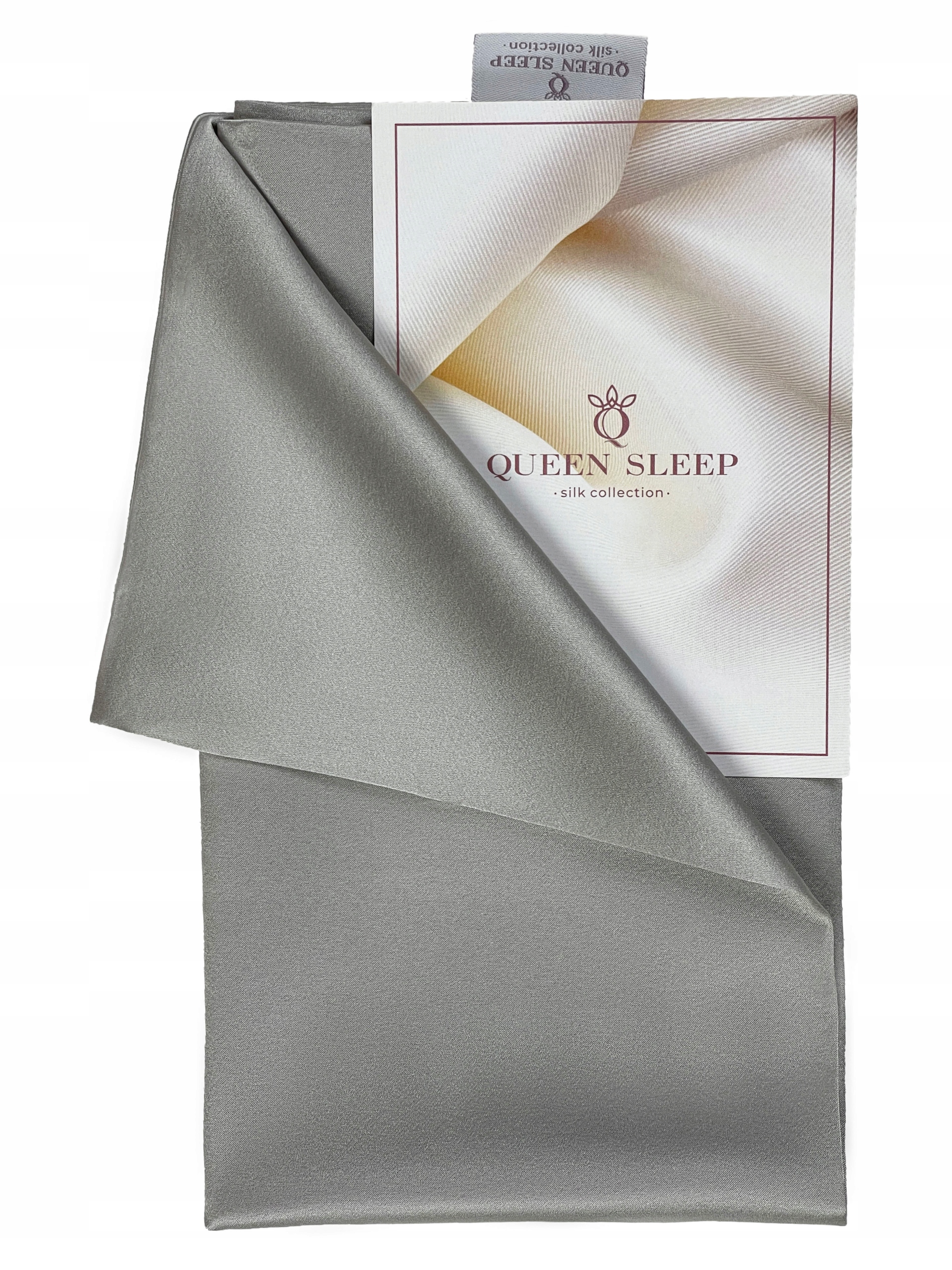 Poszewka Jedwabna 50x60 Naturalna, Naturalny Jedwab, Szyte w Polsce Kod producenta Poszewka Jasny Popiel 50x60 Naturalna