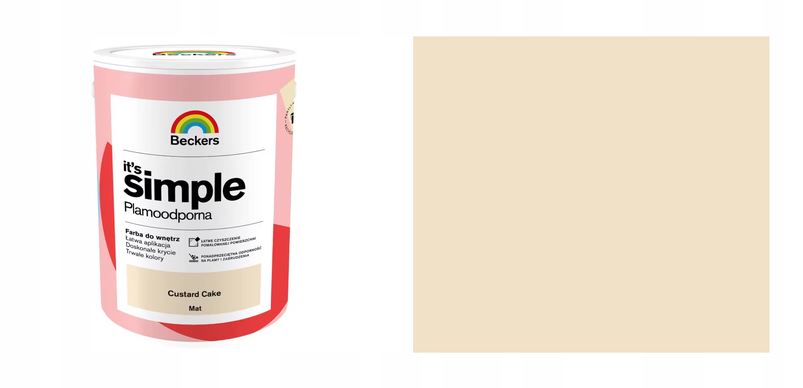 Beckers It's Simple Custard Cake 5L Matná Odolná Barva