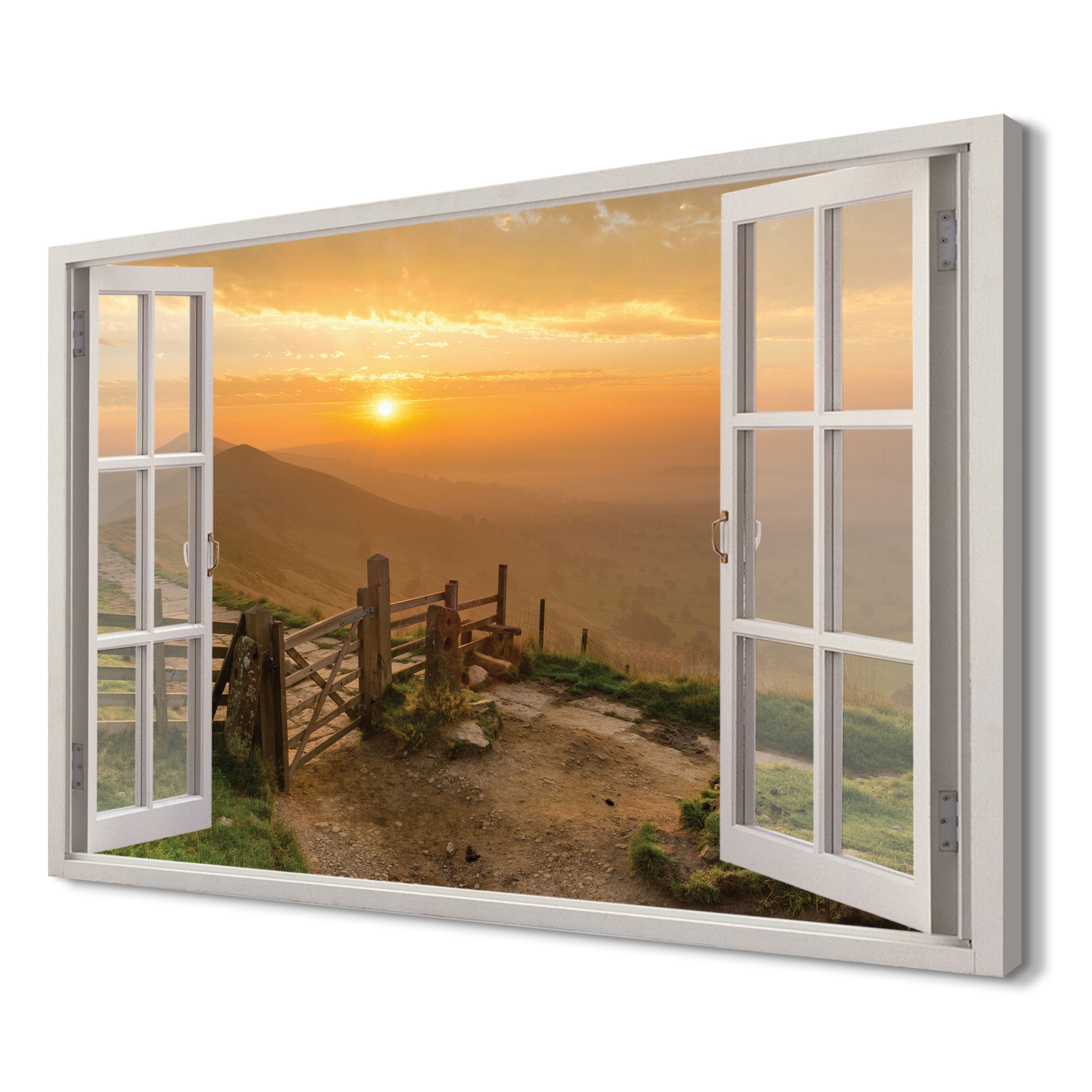 

Złoty wschód słońca Canvas obrazy drukowane 120x80