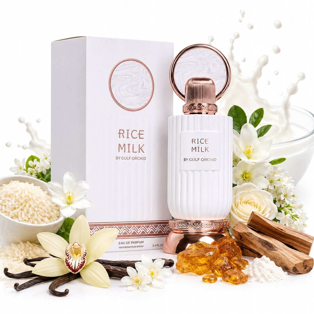 Oryginalne Perfumy Arabskie Gulf Orchid Rice Milk 100ml Edp+gratis!