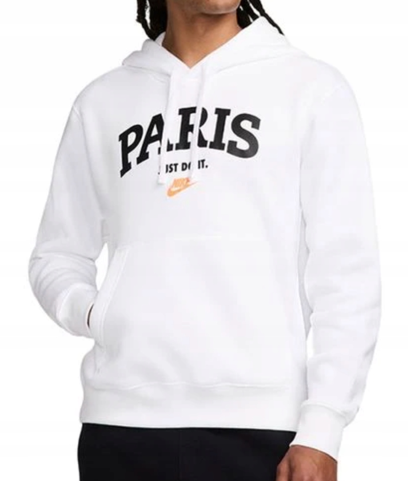 Nike Sportswear pánská mikina Bílá s kapucí HJ7426-100 vel. L