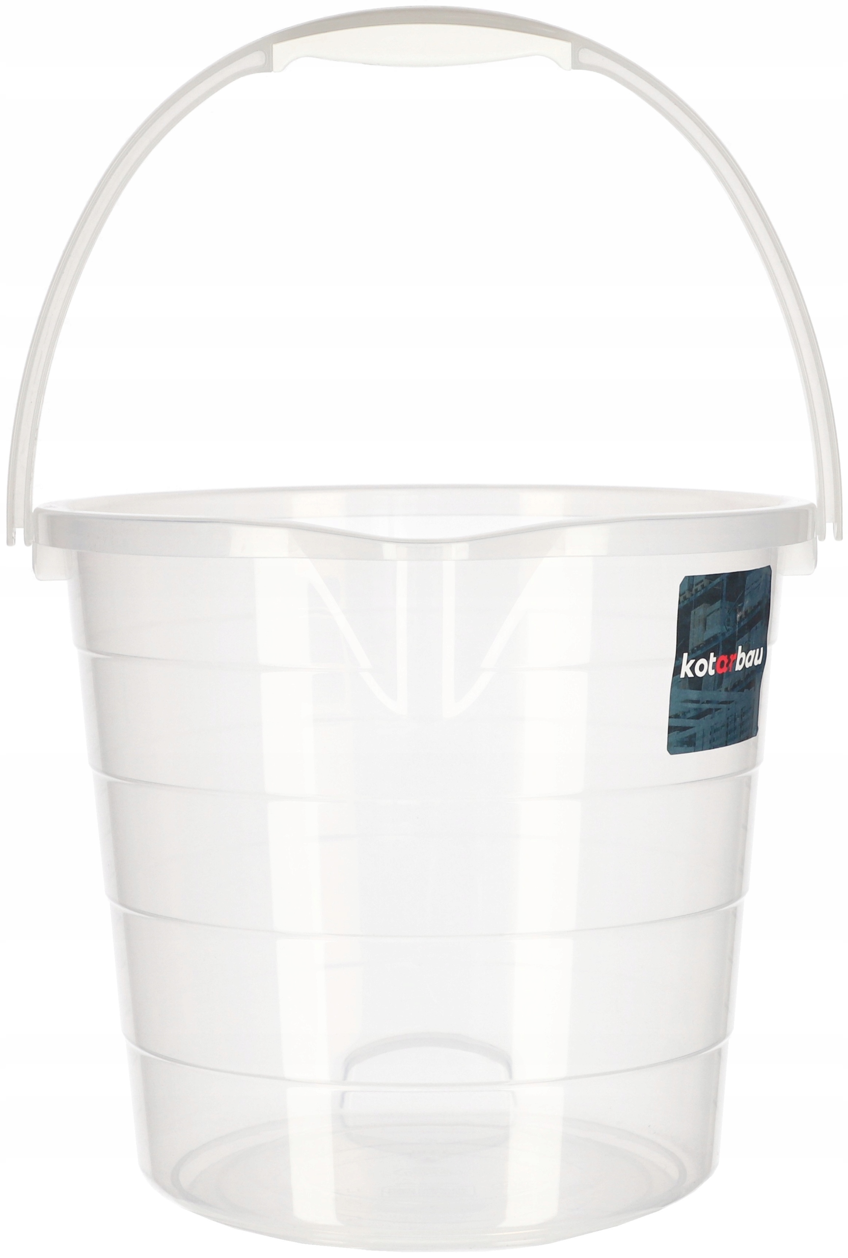 WIADRO TRANSPARENTNE Z DZIÓBKIEM LEJKIEM SKALĄ 15L Marka Kotarbau