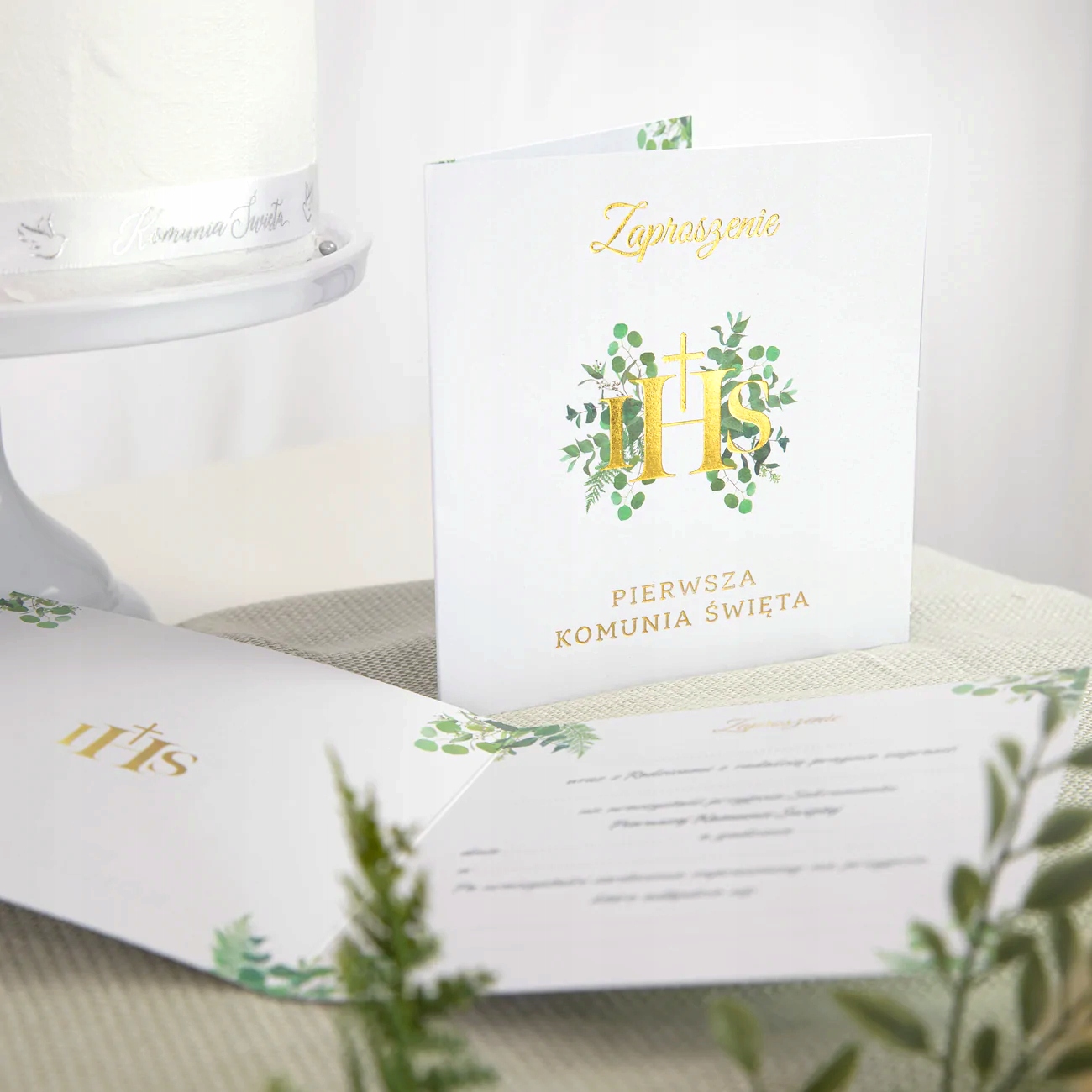 ZAPROSZENIA KOMUNIJNE NA KOMUNIĘ-10 SZTUK-2579 Rodzaj komunia