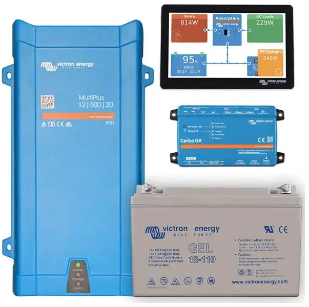 2695 - VICTRON 700W ГИБРИДНЫЙ КЕМПЕР ИНВЕРТОР КОМПЛЕКТ