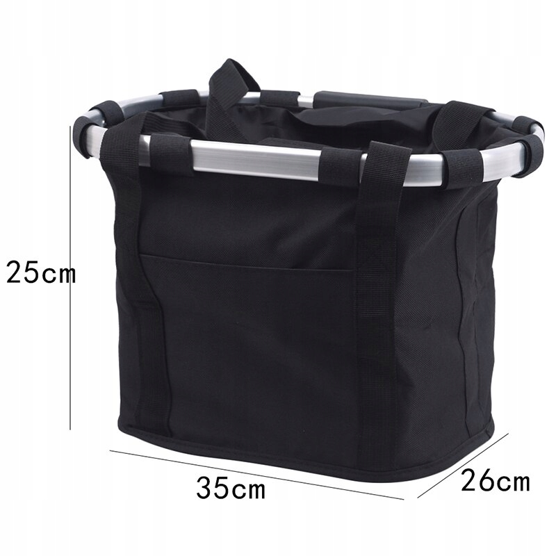 KOSZYK NA KIEROWNICĘ DO ROWERU ROWEROWY NIEPRZEMAKALNY TORBA 11L ZESTAW Model KOSZYK TORBA CZARNY