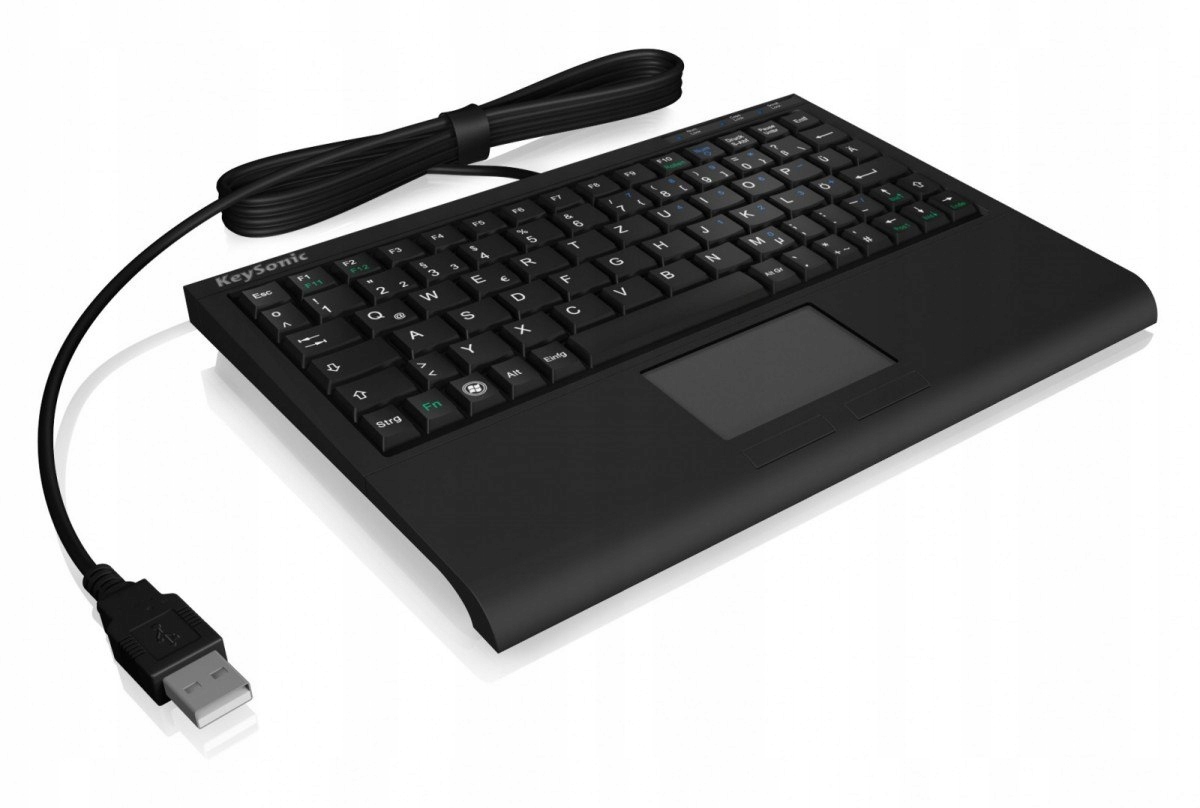 Keysonic Klawiatura mini ACK-3410(US) touchpad, Us