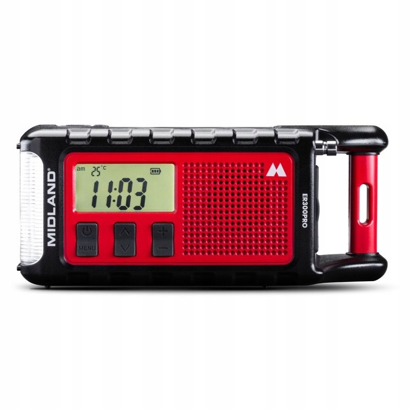 Midland ER300 Pro Radio Alarmowe Solarne Am/fm Powerbank 10000 Dynamo Usb-c