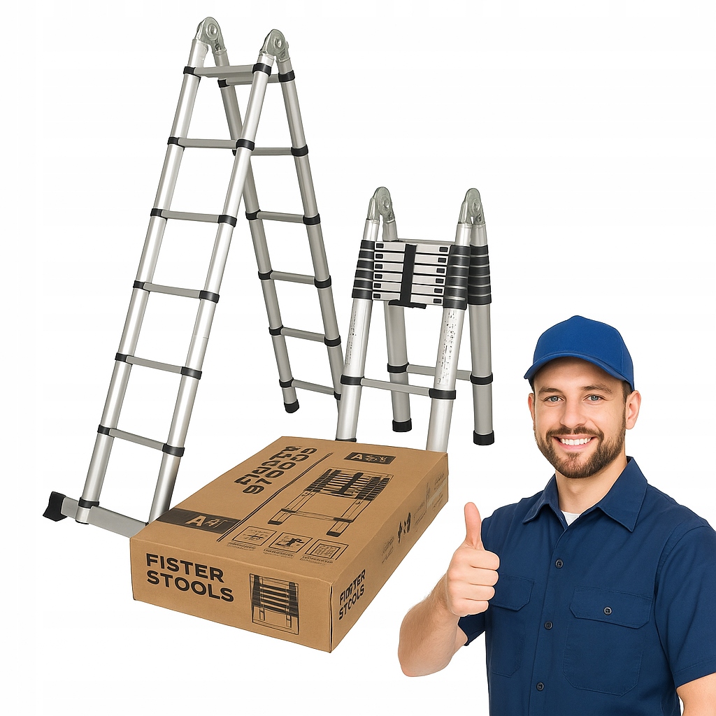 Faster Tools žebřík rozestupný 5,0 m
