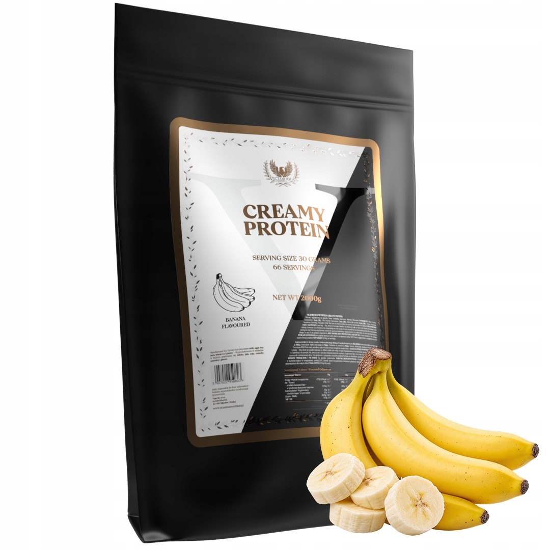 Bílkoviny 2000 g Creamy Protein Wpc 70% Whey Banan Victorious