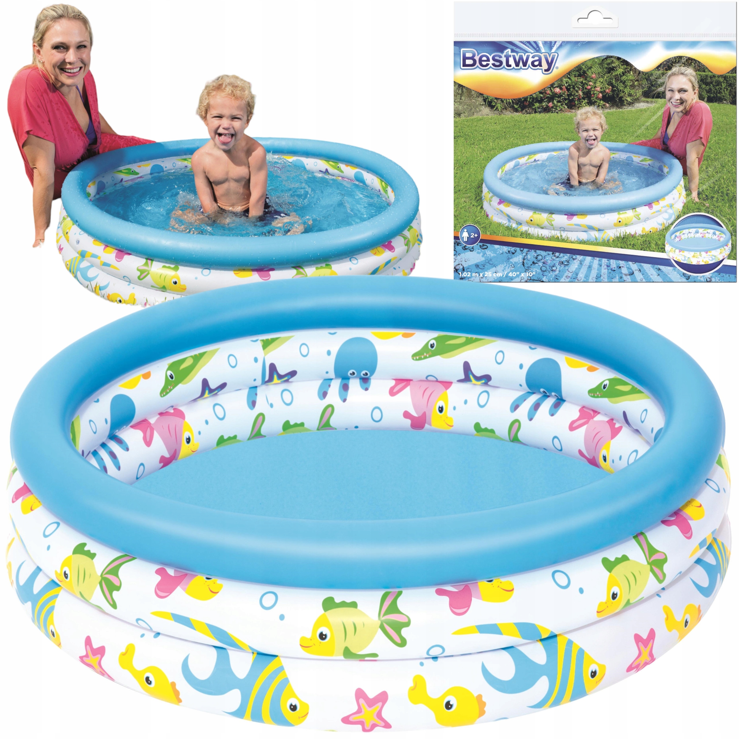 

Nadmuciwany Basen Basenik Ogrodowy Bestway 51008