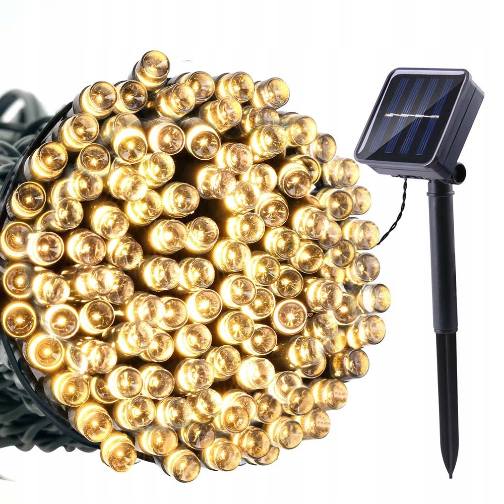 

Lampki świąteczne Choinkowe Ciepły Biały 200 Led