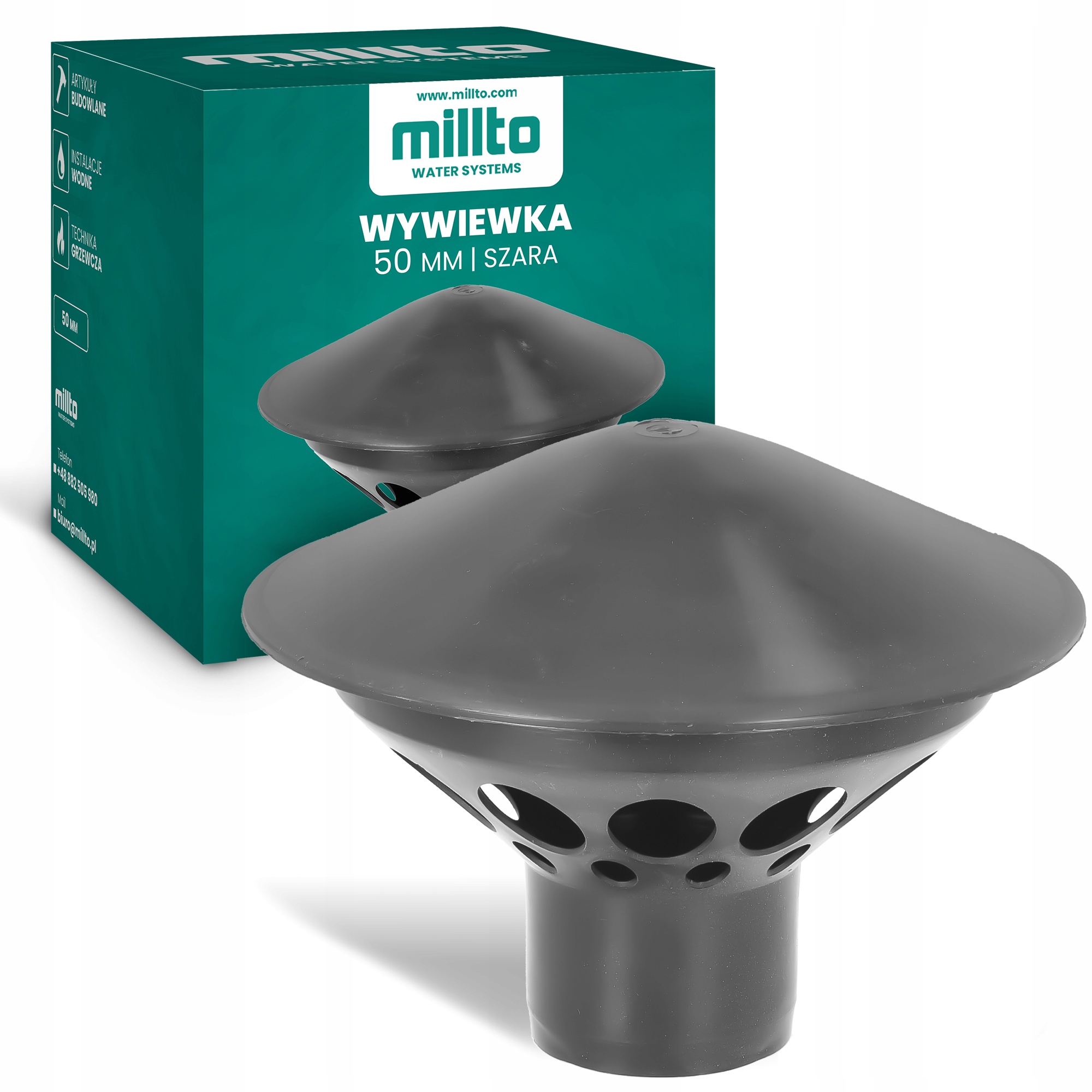 

Wywiewka kanalizacyjna Daszek Kominek 50 Pp