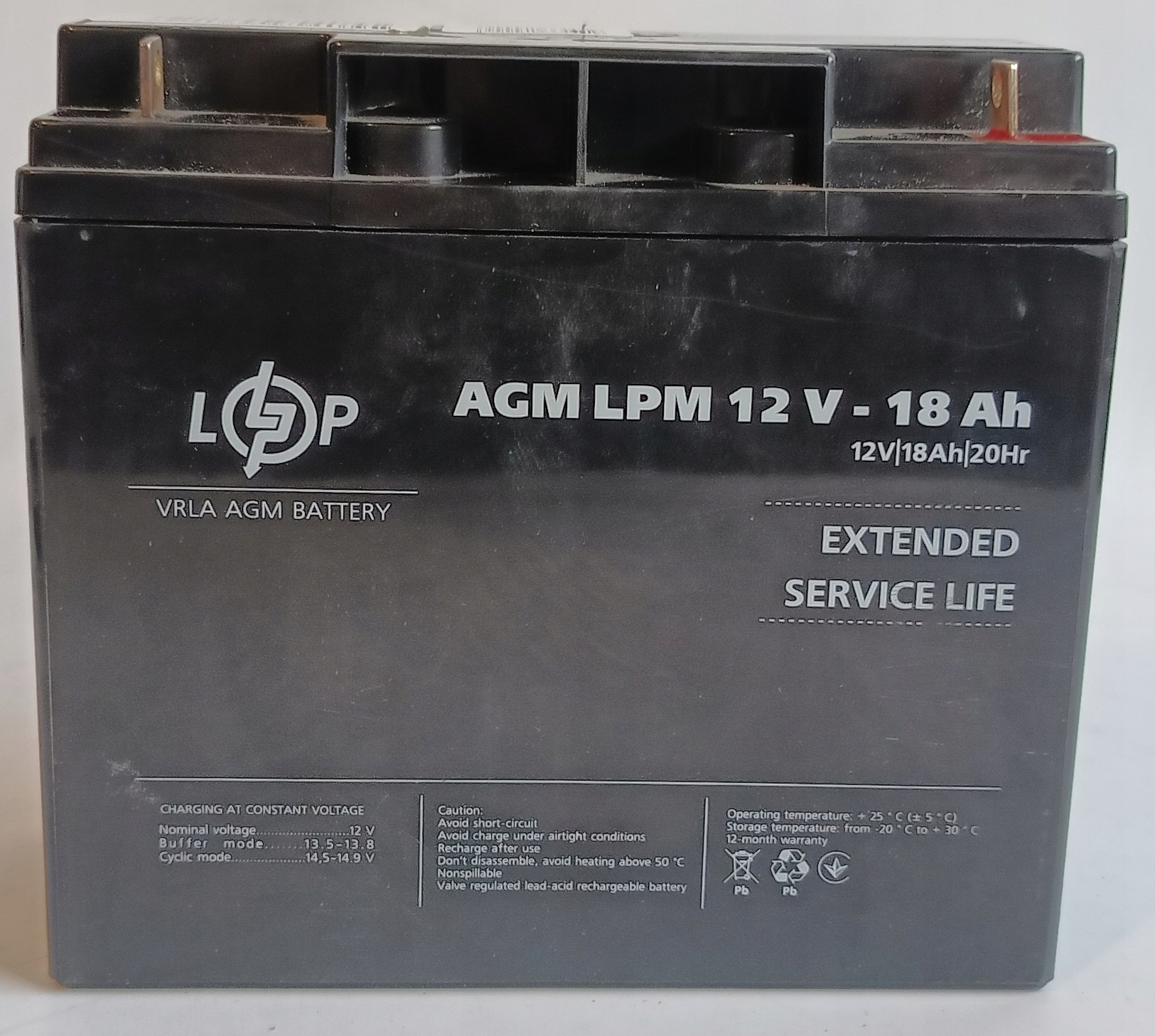 Nowy akumulator Agm Lpm 12V 18Ah do Ups i innych urządzeń elektronicznych