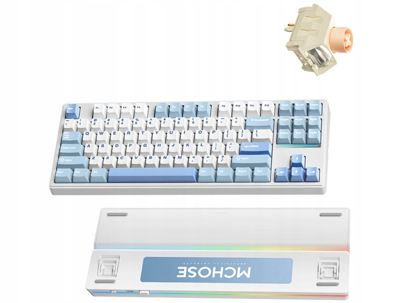 Klawiatura Mchose MC-K87-4 Niebieski