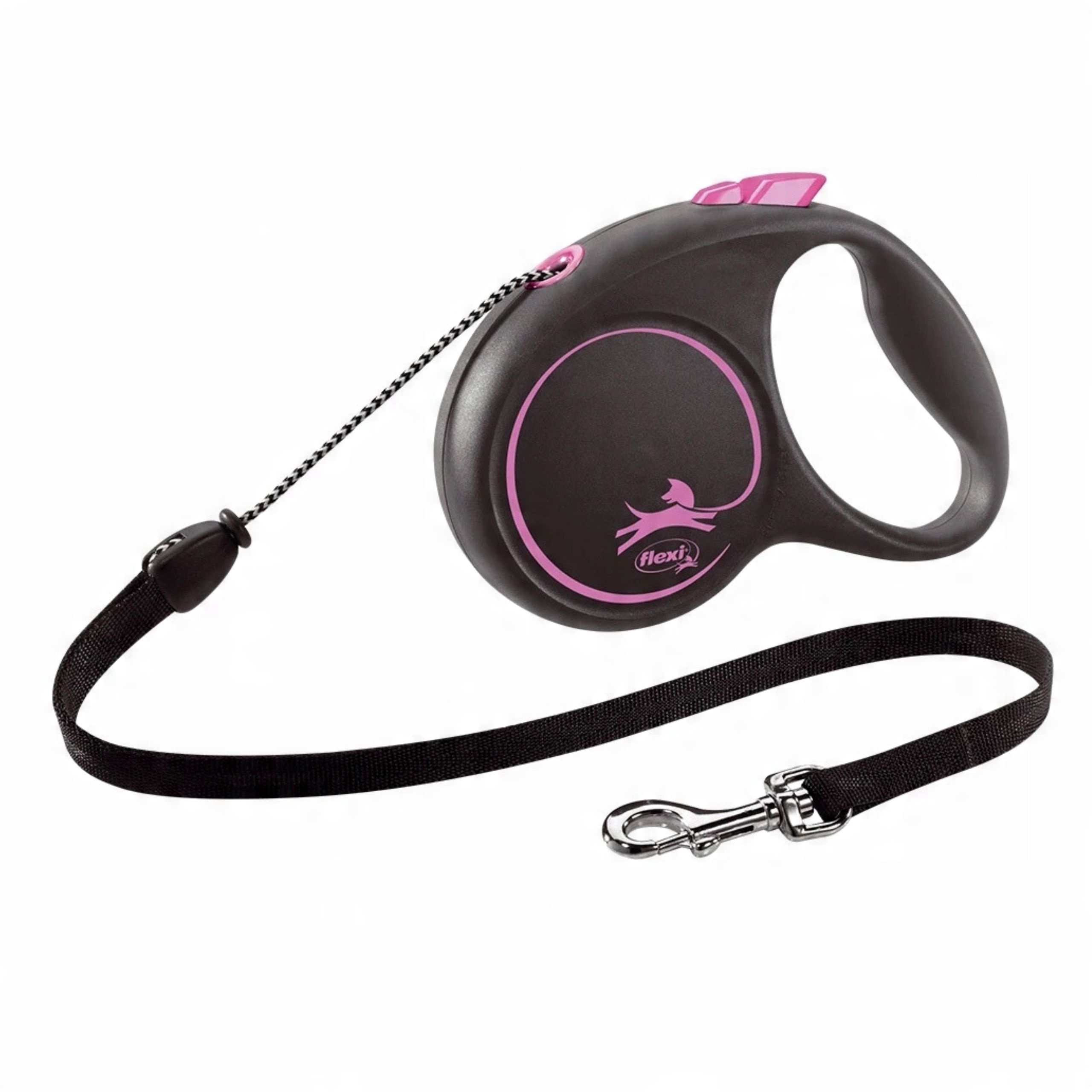 

Flexi Smycz automatyczna Black Design M linka 5m r