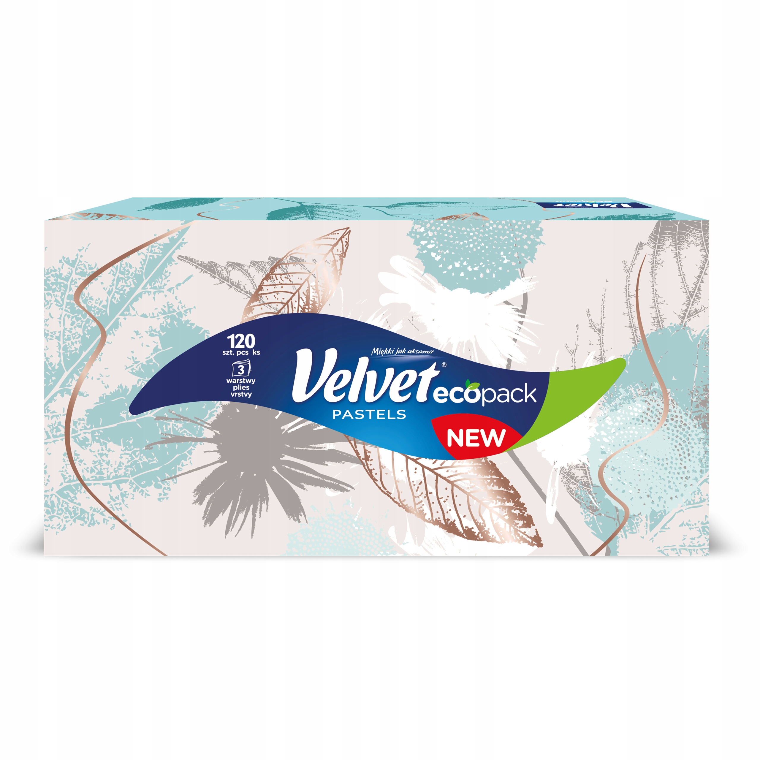 

Velvet chusteczki uniwersalne Pastels 120 szt