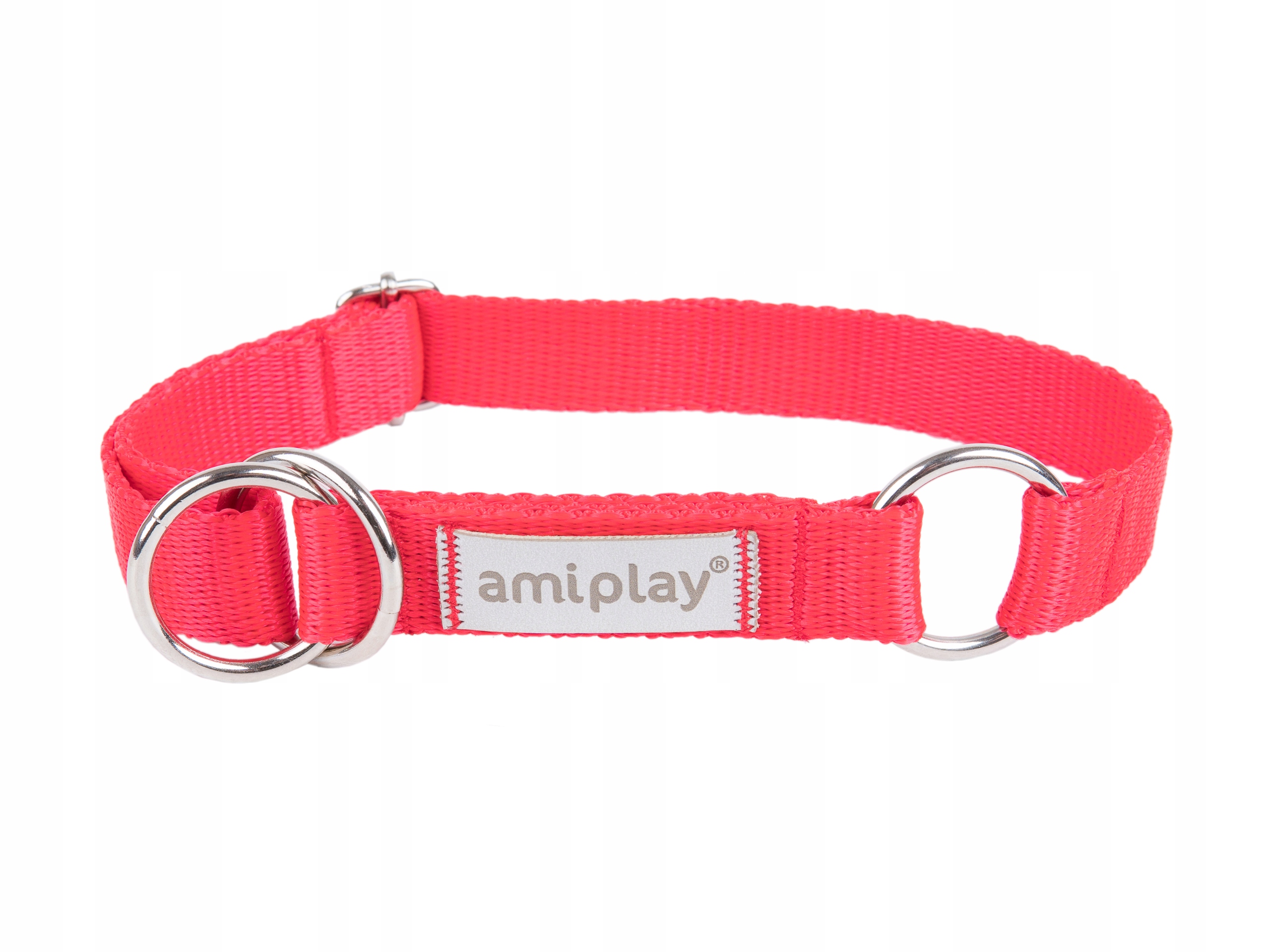 

amiplay Obroża półzaciskowa Samba M Czerwona