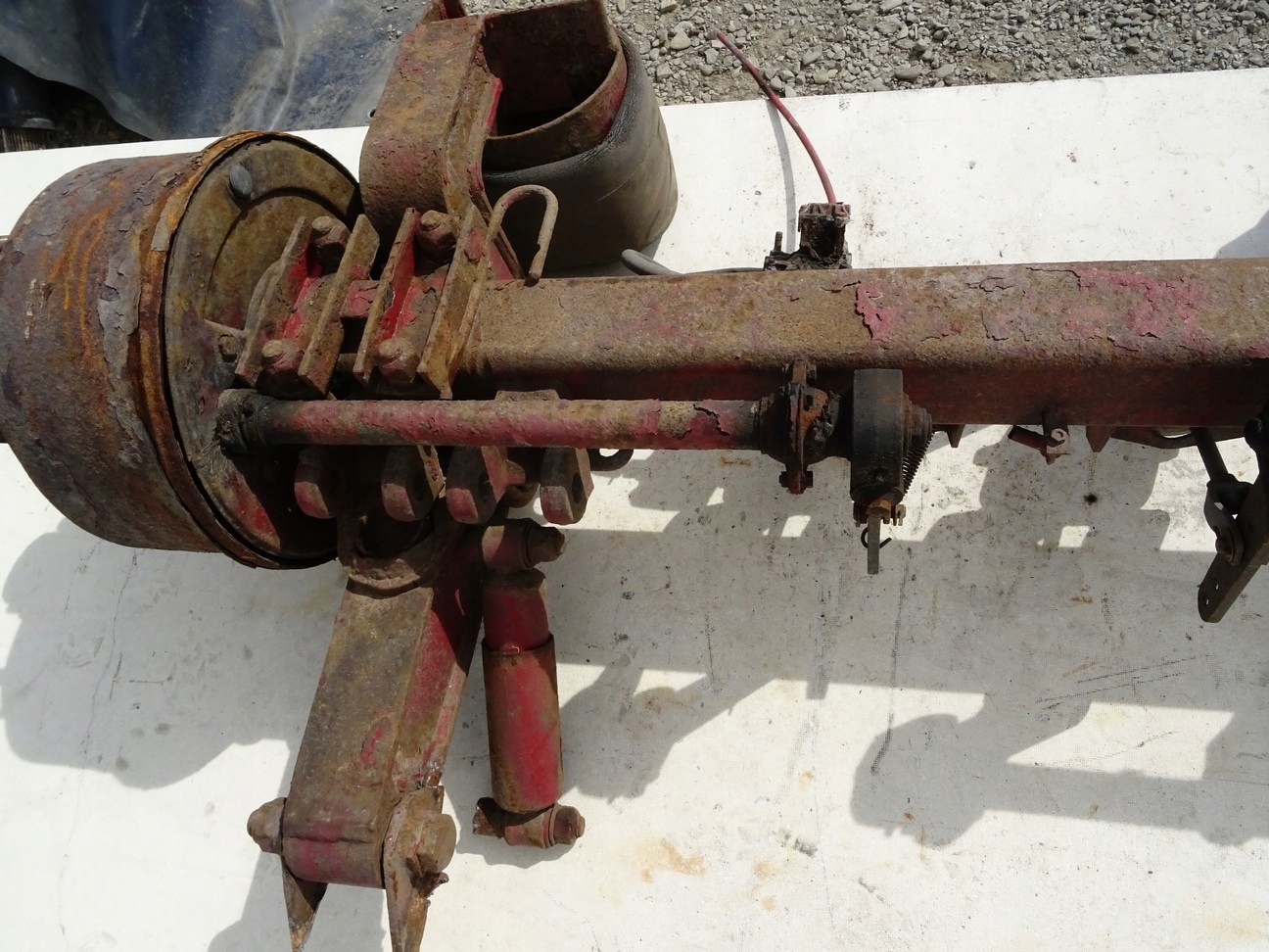 OŚ TYLNA BPW PRZYCZEPA SCHMITZ FG18 Wersja Europejska