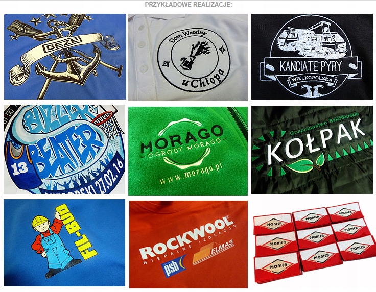 KOSZULKA POLO Z WŁASNYM HAFTEM LOGO WYSOKA JAKOŚĆ Rozmiar XL