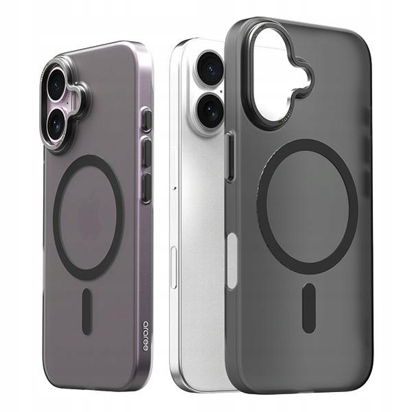 Etui do iPhone 16, Araree Aero Frame, do MagSafe, mocna obudowa, case