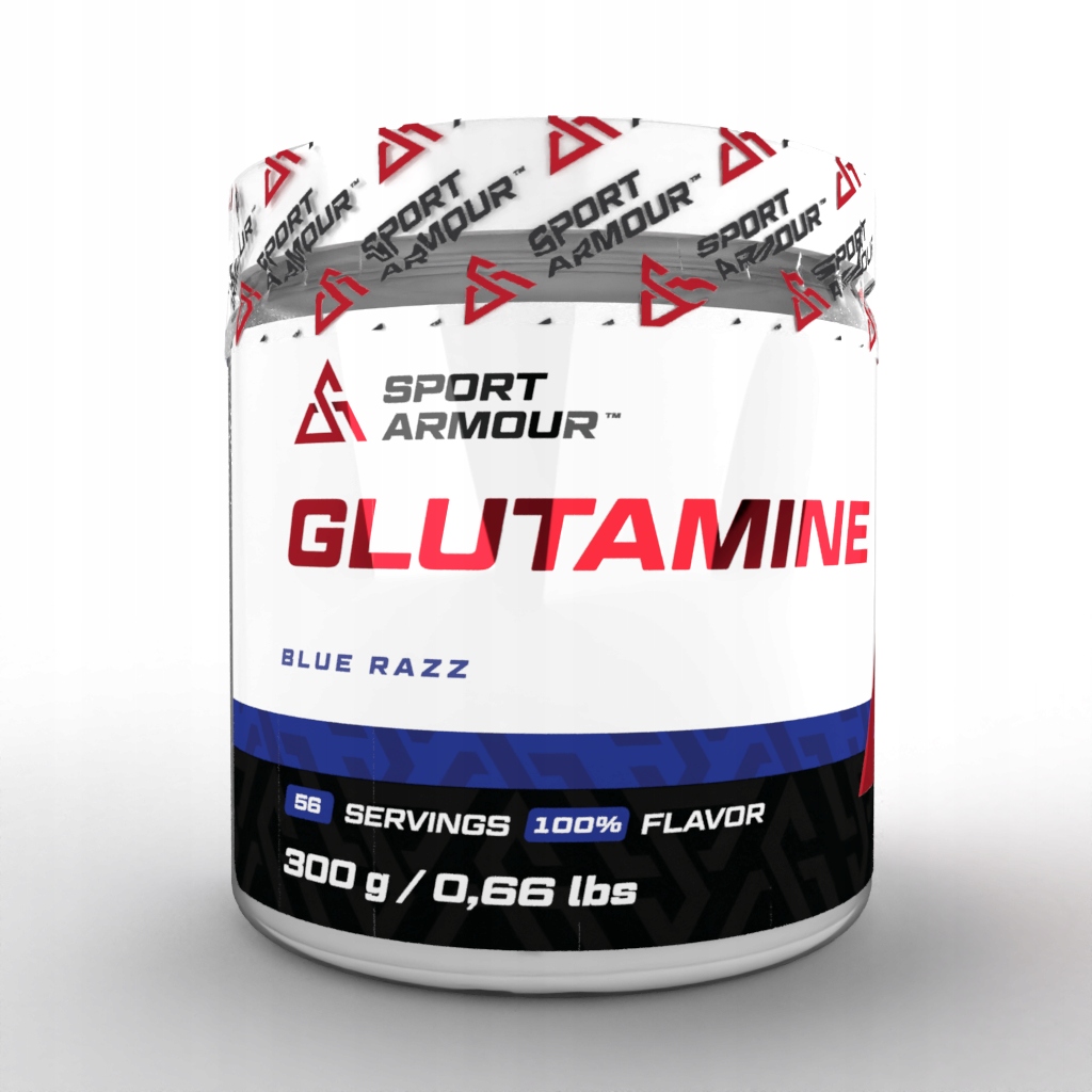 GLUTAMINA SPORT ARMOUR GLUTAMINE 300g MALINOWA PREMIUM AMINOKWASY Marka sport armour