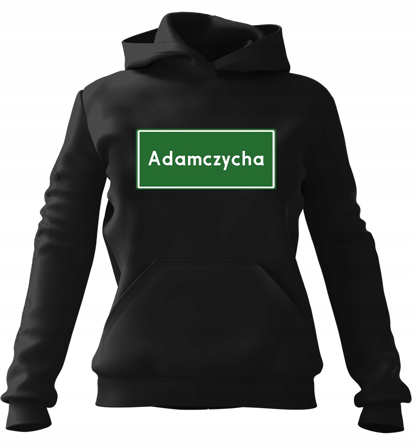 pánská mikina s kapucí 1670 Adamczycha Černá 3XL Pro něho chlapa manžela Chl