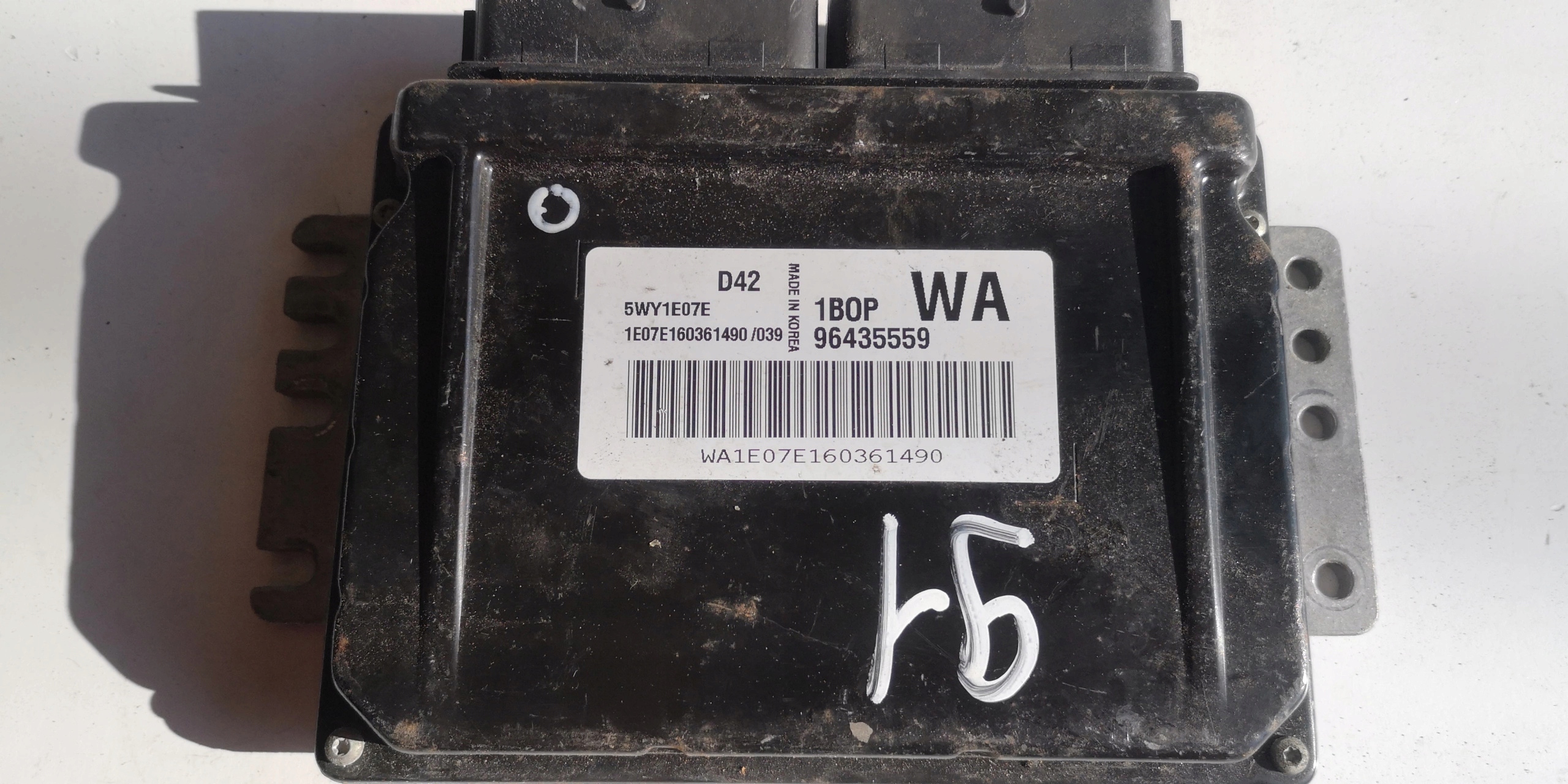 computer ECU CHEVROLET AVEO KALOS 5WY1E07E ORYGINA