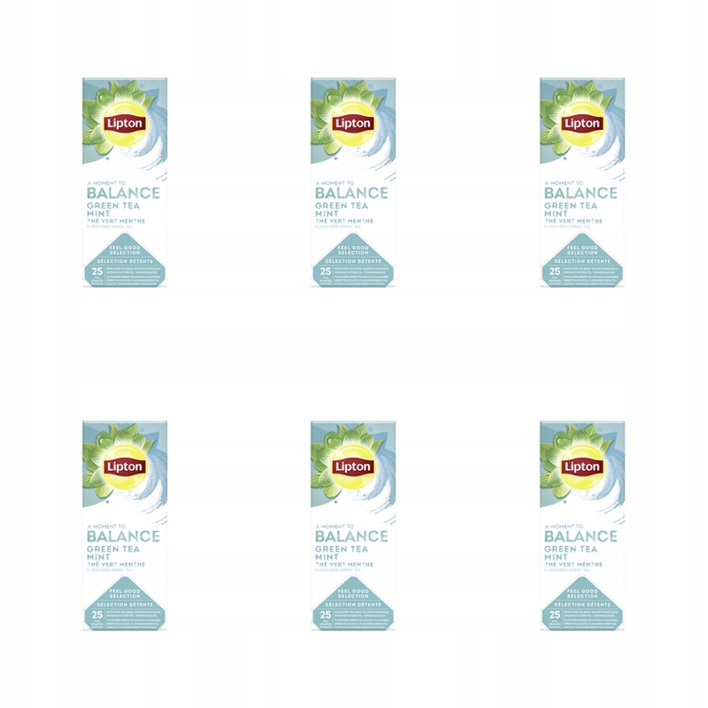 Lipton Classic Green Tea Mint 25 obálek x1,6 g X6