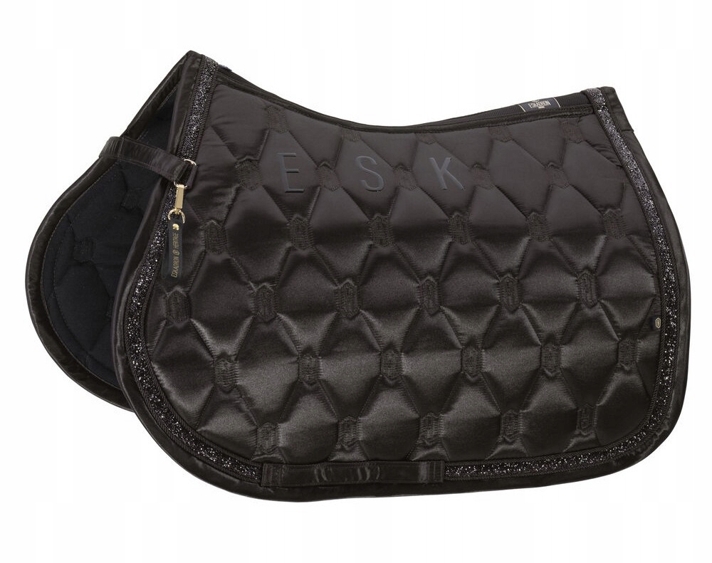Nowy czaprak Eskadron Satin Jewel Heritage Vs 25/26, Full Black Truffle