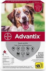 Elanco Advantix Kropelki dla psa przeciw pchłom i kleszczom (10-25kg) 4szt.