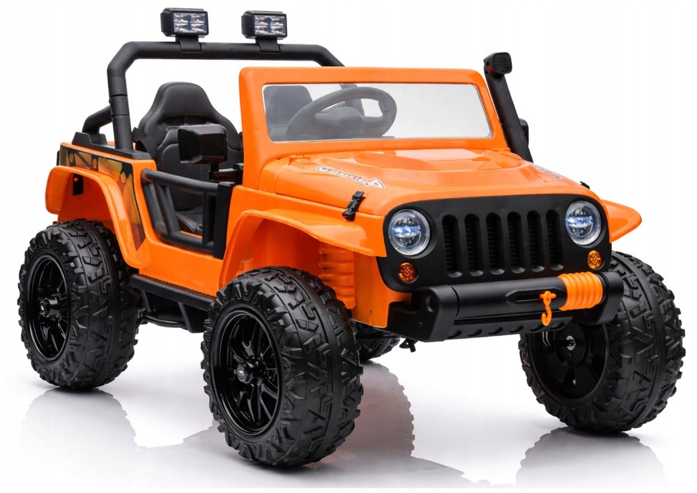 Auto elektryczne na akumulator XB-1118 114x62x38 cm pomarańczowe