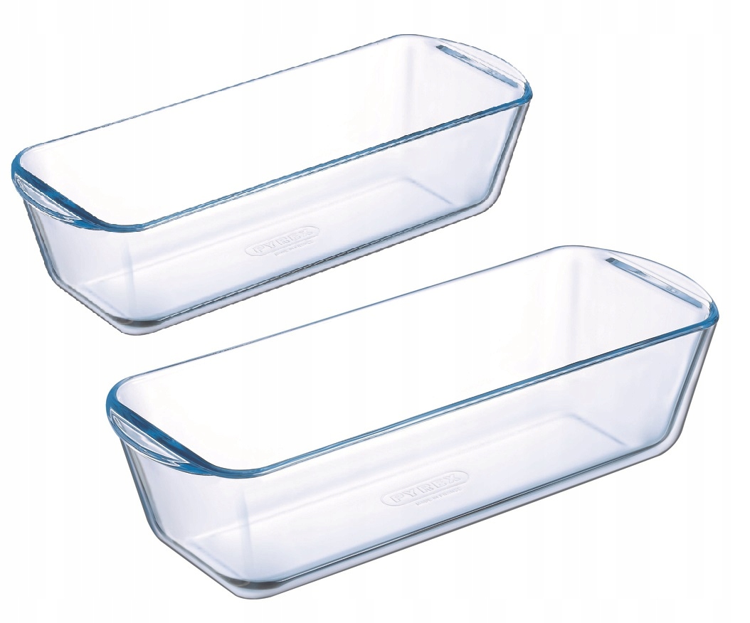 Zestaw 2 x forma keksówka 31 cm + 28 cm Pyrex