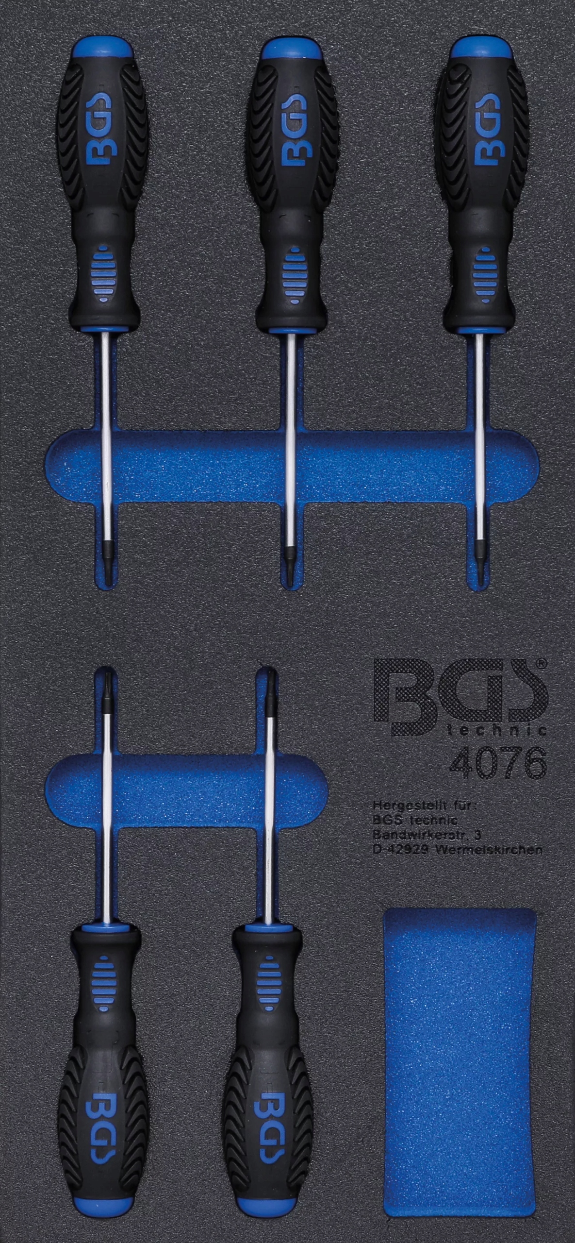 Vložka do zásuvky 1/3 šroubováky profil T (pro Torx) 5 ks, Bgs 4076