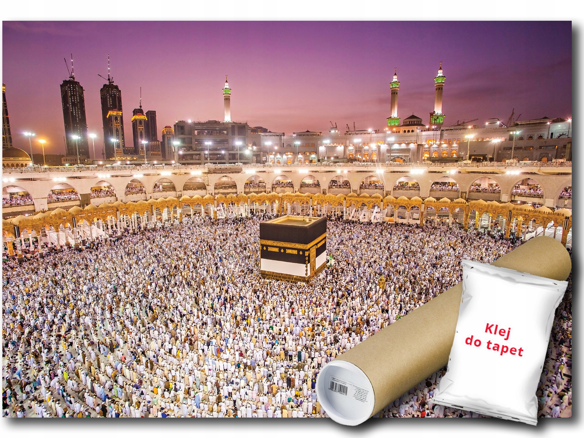 Vinylová Fototapeta Al-kaba Mekka Chrám Mešita Náboženství Islám 152x104