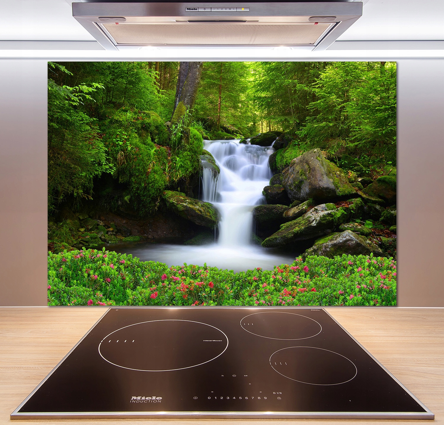 

Panel do kuchni Wodospad w lesie 100x70 cm + Klej