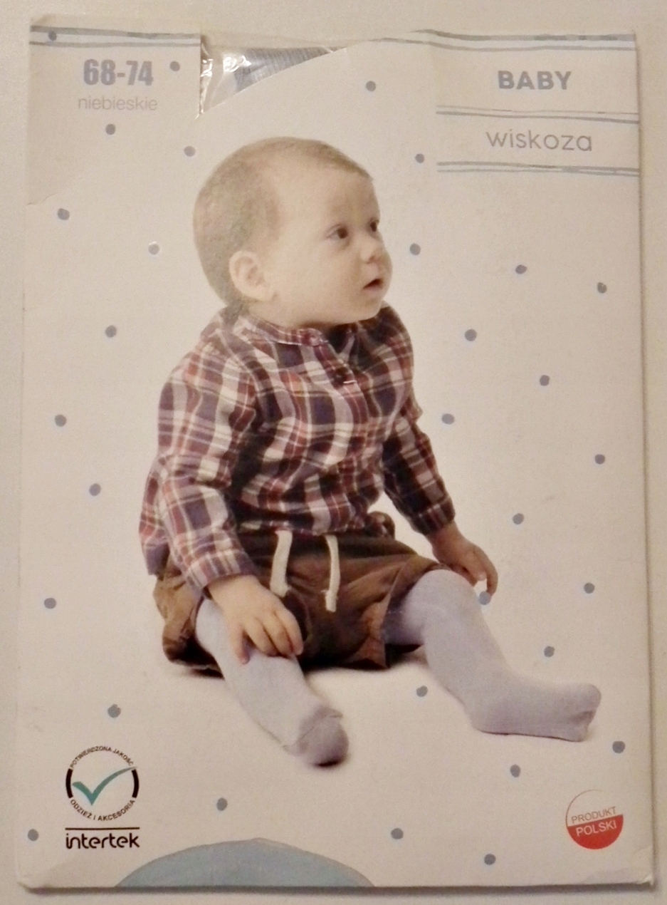 

Knittex Rajstopy Wiskoza- Niebieskie roz 68-74 cm