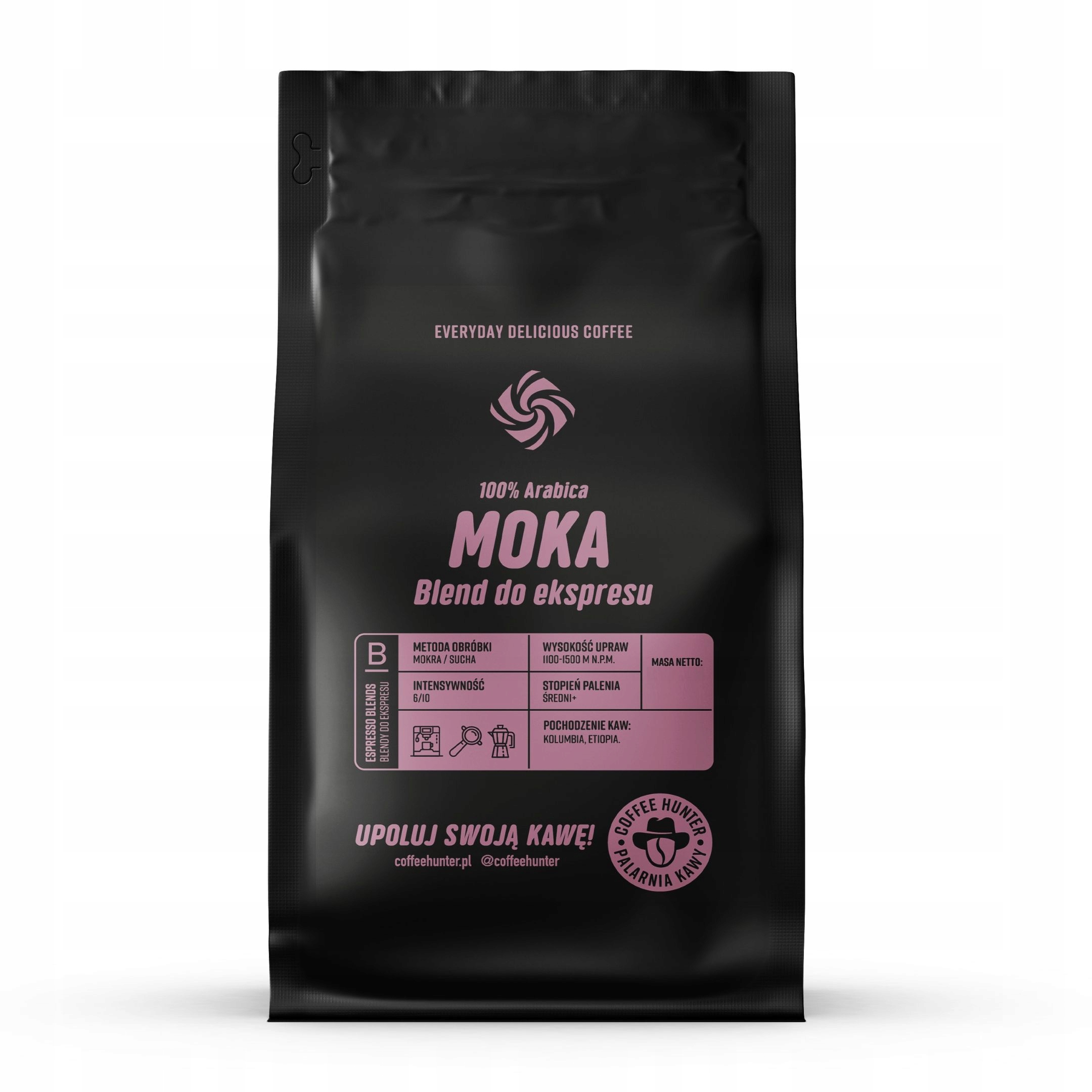 Levně Coffee Hunter Moka Blend káva káva 500 g