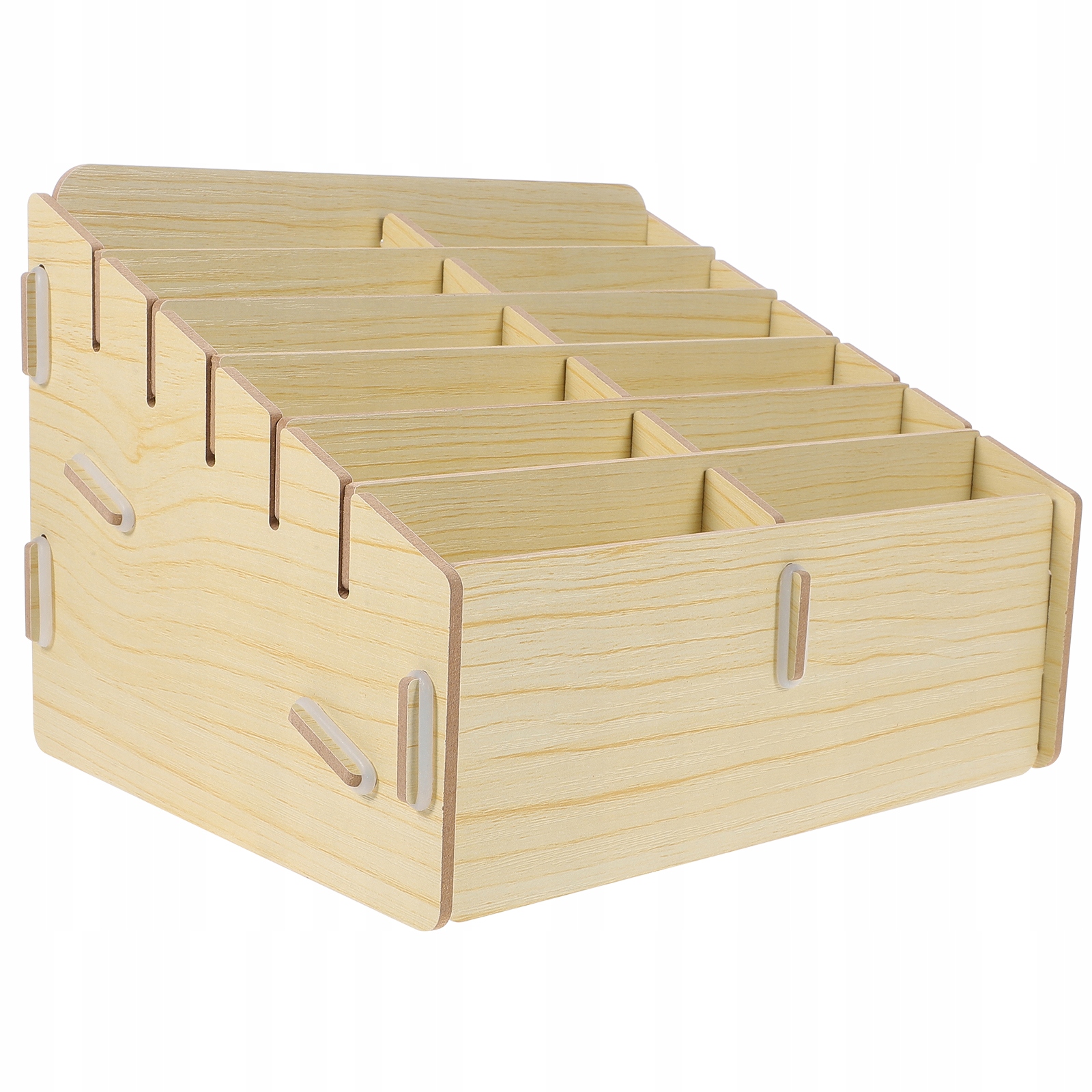 PUDŁO NA MULTI GRID PRZENOŚNY WYTRZYMAŁY ORGANIZATOR DREWNIANY Marka bez marki