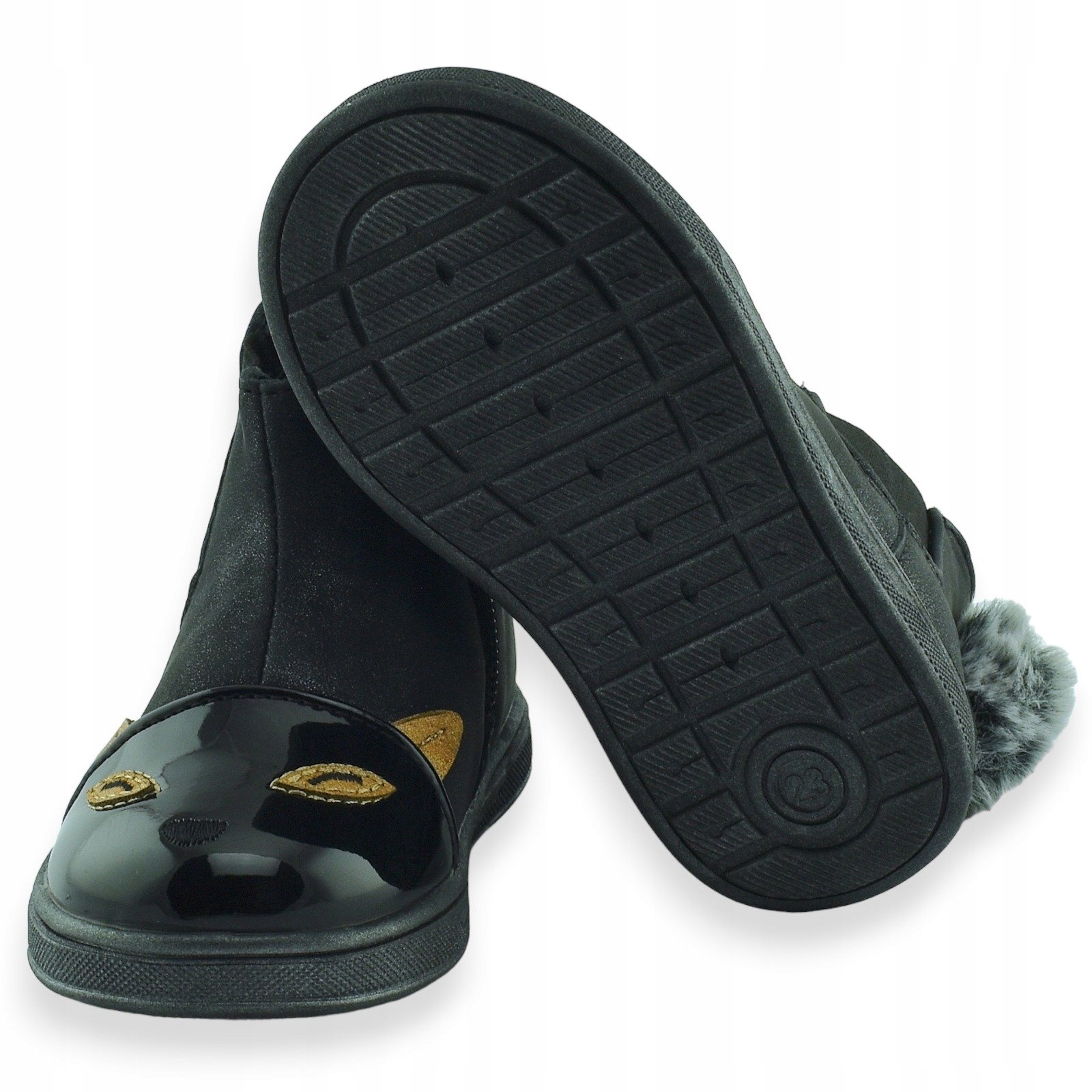 Ocieplane botki dla dziewczynki jesienne zimowe 25