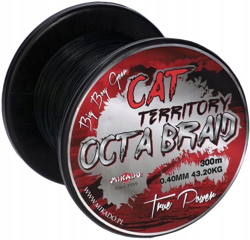 Plecionka Cat Territory Octa Braid 300m 0,50mm Zie
