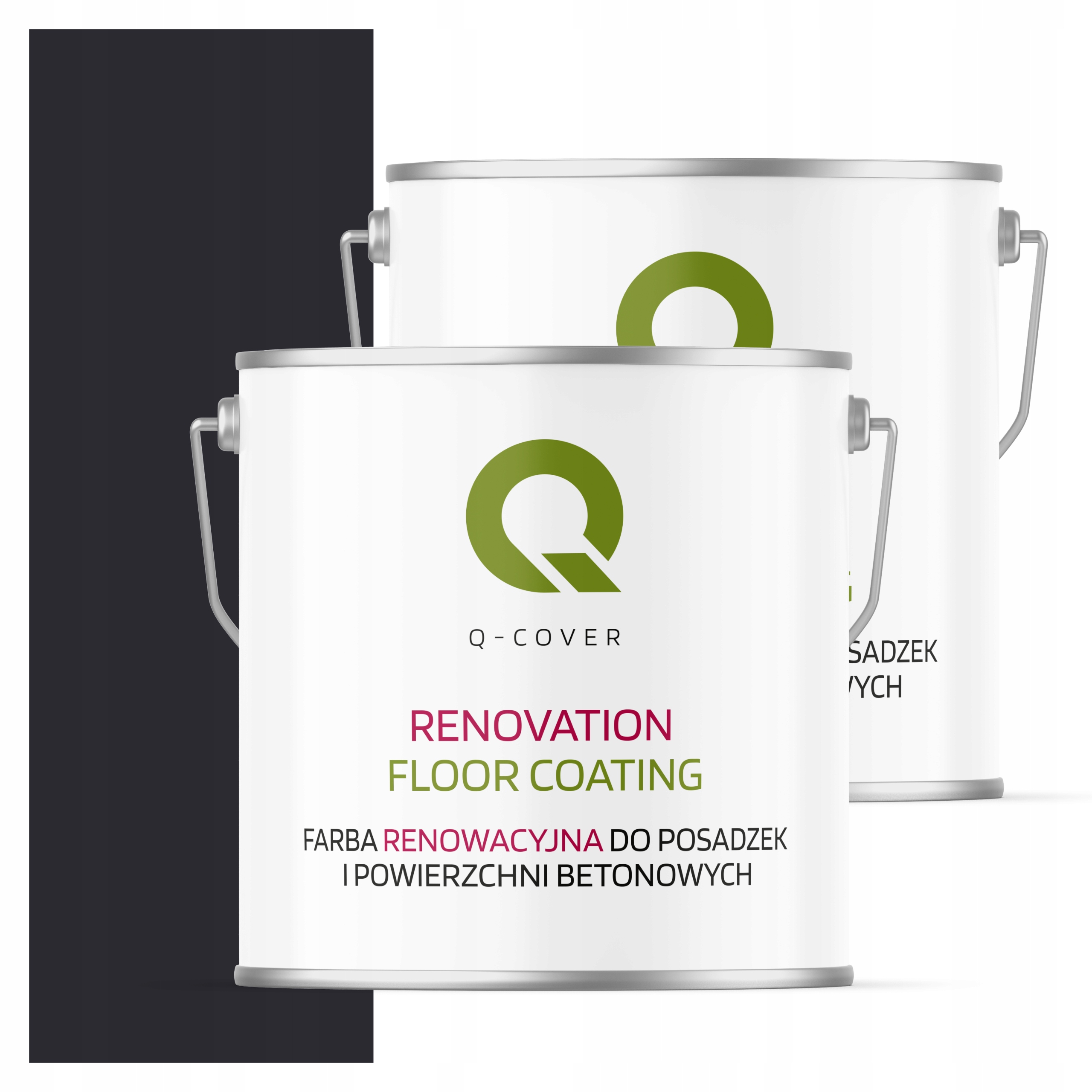 Ochranná farba na betónové podlahy Renovačná čierna 9005 Lesk 5L