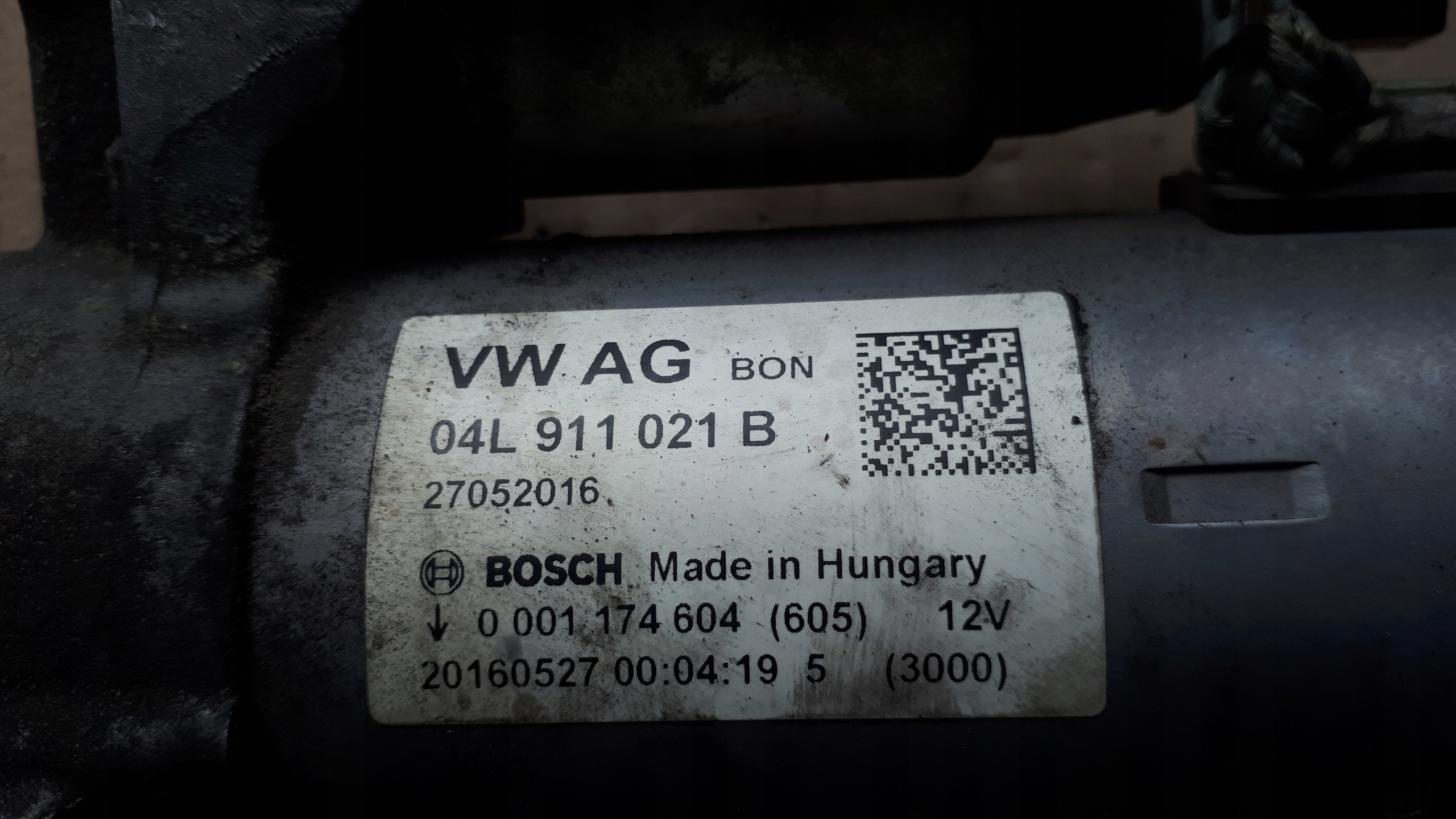 A4 B9 8W starter 2.0 TDI 04L911021B A5 8W Q5