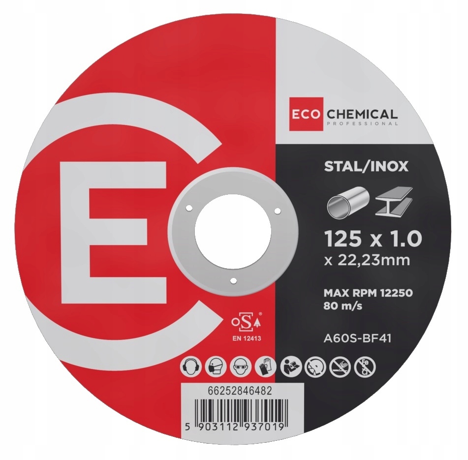 

Tarcza Tarcze Do Cięcia Metalu Inox 125X1,0 10szt