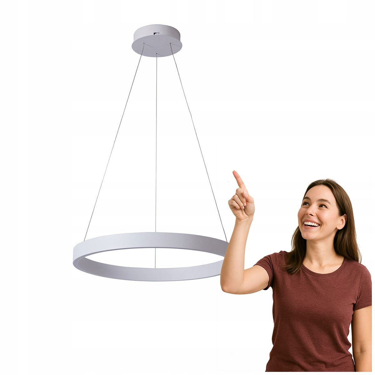 Závesná lampa Brasco Up Down Led 80W biela Italux