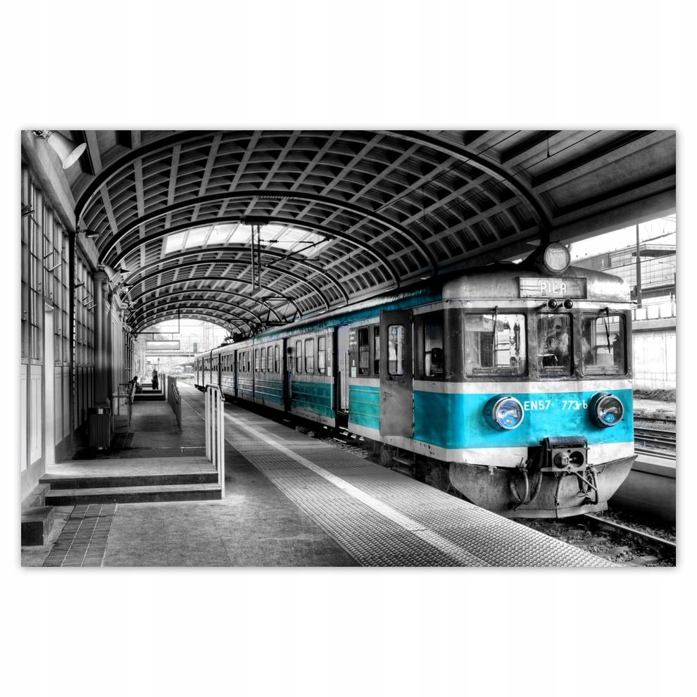 

Plakaty 60x40 Turkusowy pociąg Pkp